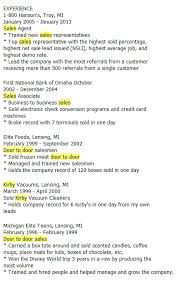 job description keywords sales