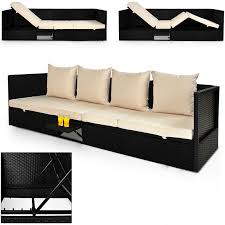 5 out of 5 stars with 1 ratings. Casaria Poly Rattan Sun Lounger Black Day Bed Recliner Patio Outdoor Furniture Reclining Balcony Adjustable Backrest Garden Outdoors Garden Furniture Accessories Mymobileindia Com