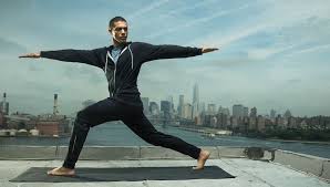 Inhale gently, spread your arms at the height of your shoulders (palms facing forward). The Beginner S Guide To Yoga For Men Men S Journal