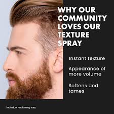 Amazon.com: 天然海鹽紋理噴霧,適合男士波浪、捲曲和細髮- 增加體積、鹽水海灘紋理、隔熱、150 毫升旅行尺寸: 美容與個人護理