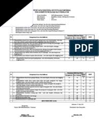 Program semester merupakan perangkat pembelajaran. Kkm Penjas Edit Kelas 7 Smt 1