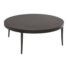 Wood coffee table black metal legs. Buy Circular Coffee Table In Charcoal Gun Metal Legs From Fusion