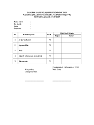 Check spelling or type a new query. Contoh Raport Diniyah Masnurul