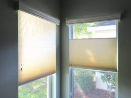 Top Down Bottom Up Cellular Shades With An Eleganza Valance Custom Window Coverings Budget Blinds Window Treatments