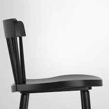 Norraker Norraryd Theke 2 Barstuhle Schwarz Schwarz Barhocker Schwarz Barhocker Hocker