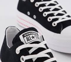 Maybe you would like to learn more about one of these? Converse Low Platform Trainers Black University Red White Heart Shopstyle