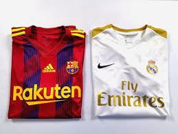 Complete overview of barcelona vs real madrid (laliga) including video replays, lineups. Adidas Fc Barcelona Nike Real Madrid 20 21 Kits Revealed Spanish April Fool S Day Footy Headlines