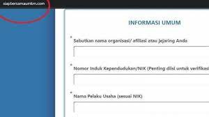 Daftar Pertanyaan Yang Harus Diisi Saat Login Siapbersamaumkm Com Siapkan Ktp Serambi Indonesia