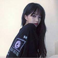 Pin By Venusbaby On S 4n G Rlzz Asian Bangs Long Black Hair Korean Girl