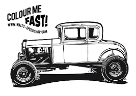 Download and print these hot rod to print coloring pages for free. Free Hot Rod Colouring Sheets Walt S Speedshop