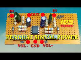 Input masuk melalui basis dan output keluar melalui emitor. Tes Penguat Sinyal Suara Nya Mantap Youtube