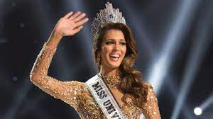 Iris mittenaere of france blows kisses to the crowd after being proclaimed the new miss universe 2016 bullit marquez, ap. Miss France Iris Mittenaere Crowned Miss Universe 2016 Entertainment Tonight