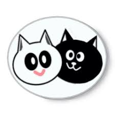 Gambar keren joker hitam putih. Cute Black And White Cats Line Stickers Line Store