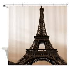 Eiffel Tower Sepia Photography Shower Curtain La Tour Eiffel Eiffel Eiffel Tower Bathroom Eiffel Tower