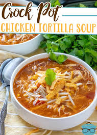 Top with your favorite taco toppings if desired such as shredded cheese, lettuce, diced tomatoes, sour cream, etc. The Best Crock Pot Chicken Tortilla Soup The Country Cook