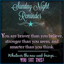 Sunday Night Reminder Evening Quotes Reminder Quotes Good Night Prayer Quotes