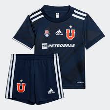 Alianza lima eliminaba a universidad de chile en santiago de la copa libertadores y un airado gerardo internacional de paolo guerrero y universidad de chile empataron sin goles, pero los. Mini Uniforme Local Club Universidad De Chile 20 21 Azul Adidas Adidas Chile