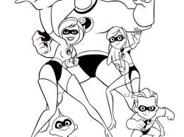 Los Increibles Para Colorear