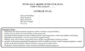 Soal Pas Uas Kimia Kelas 12 Semester 1 Kurikulum 2013 Tahun 2019 Informasi Data Pendidikan