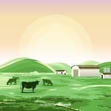 Download Flat Farm Landscape For Free Water Drawing Landscape Vector Free