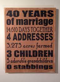 What are some worthy traditional gifts for my parent's 40th anniversary? 14 40th Anniversary Mom Dad Ideas 40th Anniversary Anniversary 50th Wedding Anniversary Party