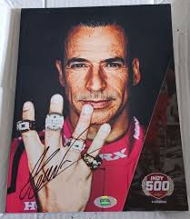 Helio Castroneves 4x Indianapolis 500 Champion SIGNED 2022 INDY 500 Program  PSA