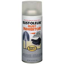 The rusting process begins when iron reacts any type of mud or dirt adhered to the surface can hold water, so it's important to keep metals clean. Rust Oleum Stops Rust 10 25 Oz Rust Inhibitor Clear Spray 224284 The Home Depot