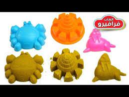 طريقة عمل الرمل السحري العجينة السحرية طريقة عمل الرمال العجيبة من مكونات متوفرة بالمنزل youtube make kinetic sand kinetic sand diy