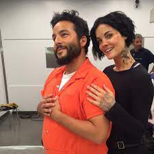 Blindspot Bts Episode 2 07 Ennis Esmer And Jaimie Alexander Blindspot Enniesesmer Jaimiealexander Bts Jaimie Alexander Blindspot Blindspot Tv