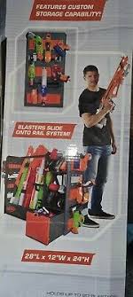 This was made from slat wall board purchased at menards. Nerf Gun Rack 32 00 Picclick Uk