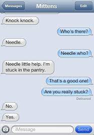 We bet you'll have a good laugh together! Pin By Jessica Gereshenski On Fur Babies Funny Knock Knock Jokes Funny Text Messages Knock Knock Jokes