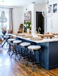 Kitchen Bar Stools Navy Island Kitchen Colors White Walls Modern Farmhouse Kitchen Home Decor Kitchen White Kitchen Bar Stools Modern Farmhouse Kitchens