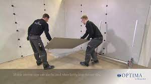 Your notched trowel will leave grooves on the substrate and/or tile. Optima Laying And Jointing Large Format Tiles En Youtube