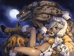 bikini breasts cleavage dark skin haku (sabosoda) monster hunter purple  eyes swimsuit white hair | konachan.com - Konachan.com Anime Wallpapers