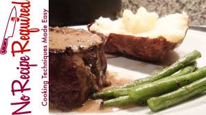 The most tender cut of beef for the most special dinners. Filet Mignon With Peppercorn Sauce Noreciperequired Com Youtube