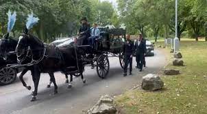 We had the honour of looking after the funeral of David Bielicki at St  Bede's Chapel. His family and friends gathered to say a heartfelt and  emotional goodbye, with his little boy