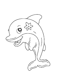 Delfin Ausmalbild