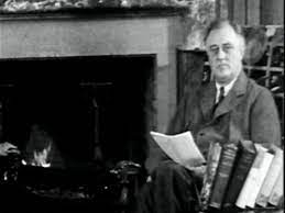 on 12 march 1933 president franklin d roosevelt gave his first fireside chat the chats were broadcast on radio allo fireside chats historical figures radio