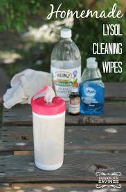homemade lysol cleaning wipes