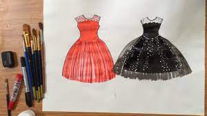 Actually it is a technique that could. How To Draw Fashion Clothes For Kids How To Draw Dresses For Kids 10 Art For Kids Youtube