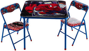 4.3 out of 5 stars with 7 ratings. Amazon Com Idea Nuova Marvel Spiderman 3 Piece Children S Activity Square Table And Chair Set Ages 3 Nn201039 Toys Games