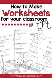 How To Make Rigorous Math Worksheets Printables For Your Classroom Math Worksheets Math Methods Math