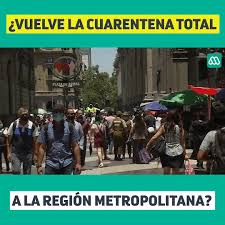 Además de toda la región metropolitana, retroceden a cuarentena las comunas de: Meganoticias Vuelve La Cuarentena Total A La Region Metropolitana Facebook