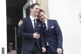 Get all latest news about xavier bettel, breaking headlines and top stories, photos & video in real time. Luxembourg Pm Marries Xavier Bettel And Gauthier Destenay Say I Do Suit Jacket Single Breasted Suit Jacket Fashion