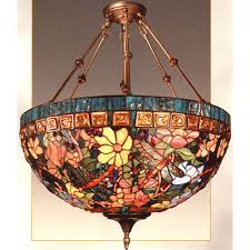 Dale Tiffany Th60096 Tiffany Dragonfly Inverted Hanging Lamp