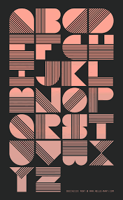 Iamthelab For The Creatively Curious Updated Daily A Blog For Those Who Love Modern Architecture Art Craft And Design Iamthelab Typography Alphabet Alphabet Design Art Deco Font