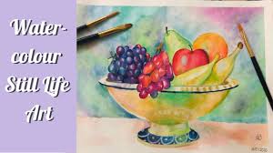 Customize your watercolor print with hundreds of different frames and mats, if desired. Still Life Watercolour Painting Time Lapse Watercolour Painting Of A Fruit Bowl Youtube