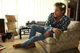 Once Upon A Time In Hollywood Brad Pitt Workout Pin On Man Portraits