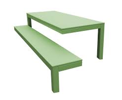 A Three Legged Picnic Table That Appears To Defy Gravity Table Design Floating Picnic Table Bench Table