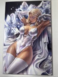 Rule 34 - Artist Request Blonde Female Blonde Hair Blue Eyes Cosplay Emma  Frost Female Large Breasts Marvel Marvel Comics Thick Thighs Voluptuous  Female White Queen Wide Hips X-men | 12387113